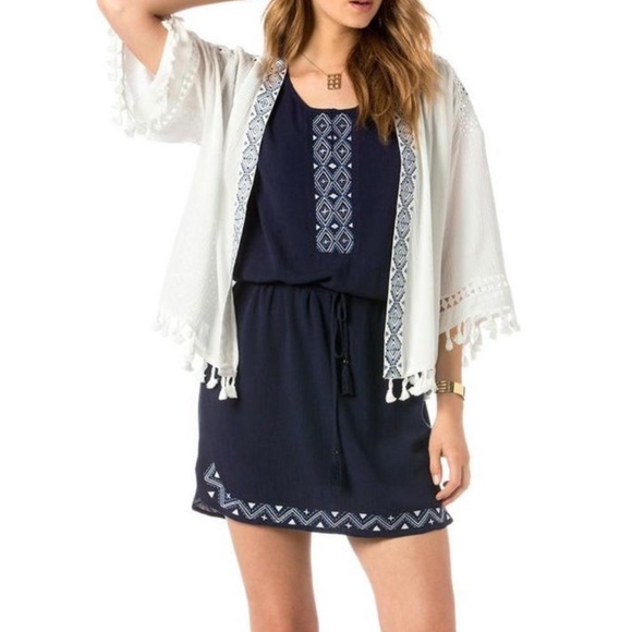 Miss Me Eyelet Embroidered Dress - Picture 2 of 5